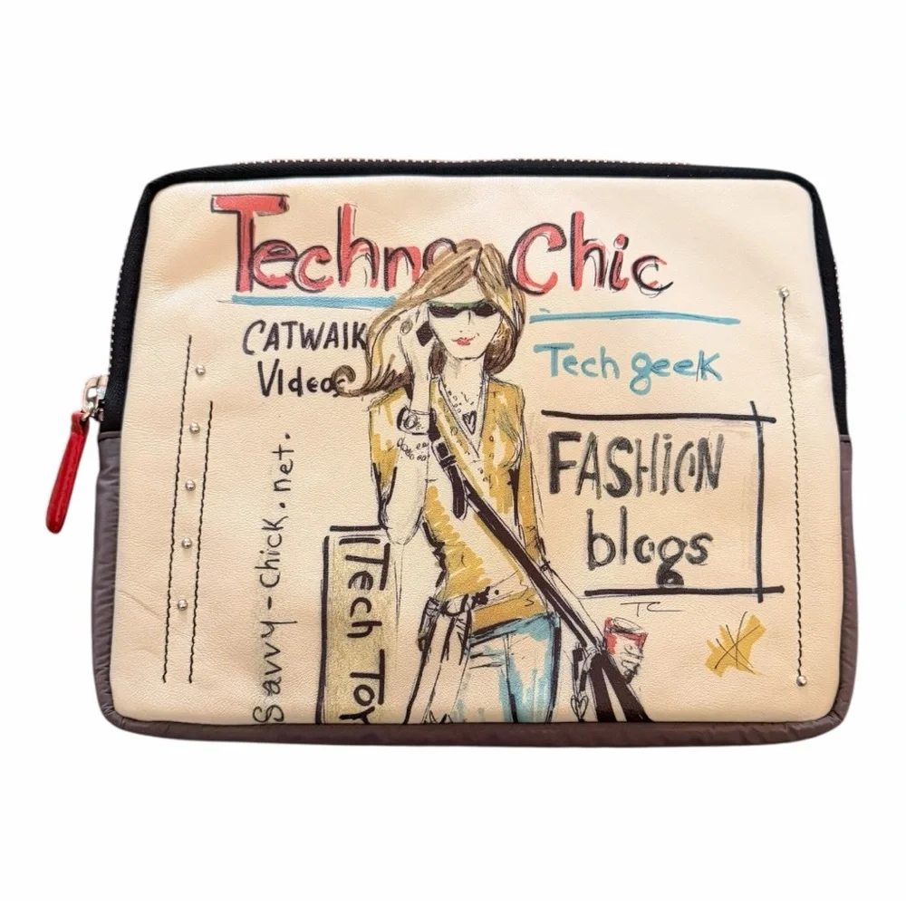Brighton Tablet Sleeve 10.5 x 8.5 Padded Case Zipper Closure